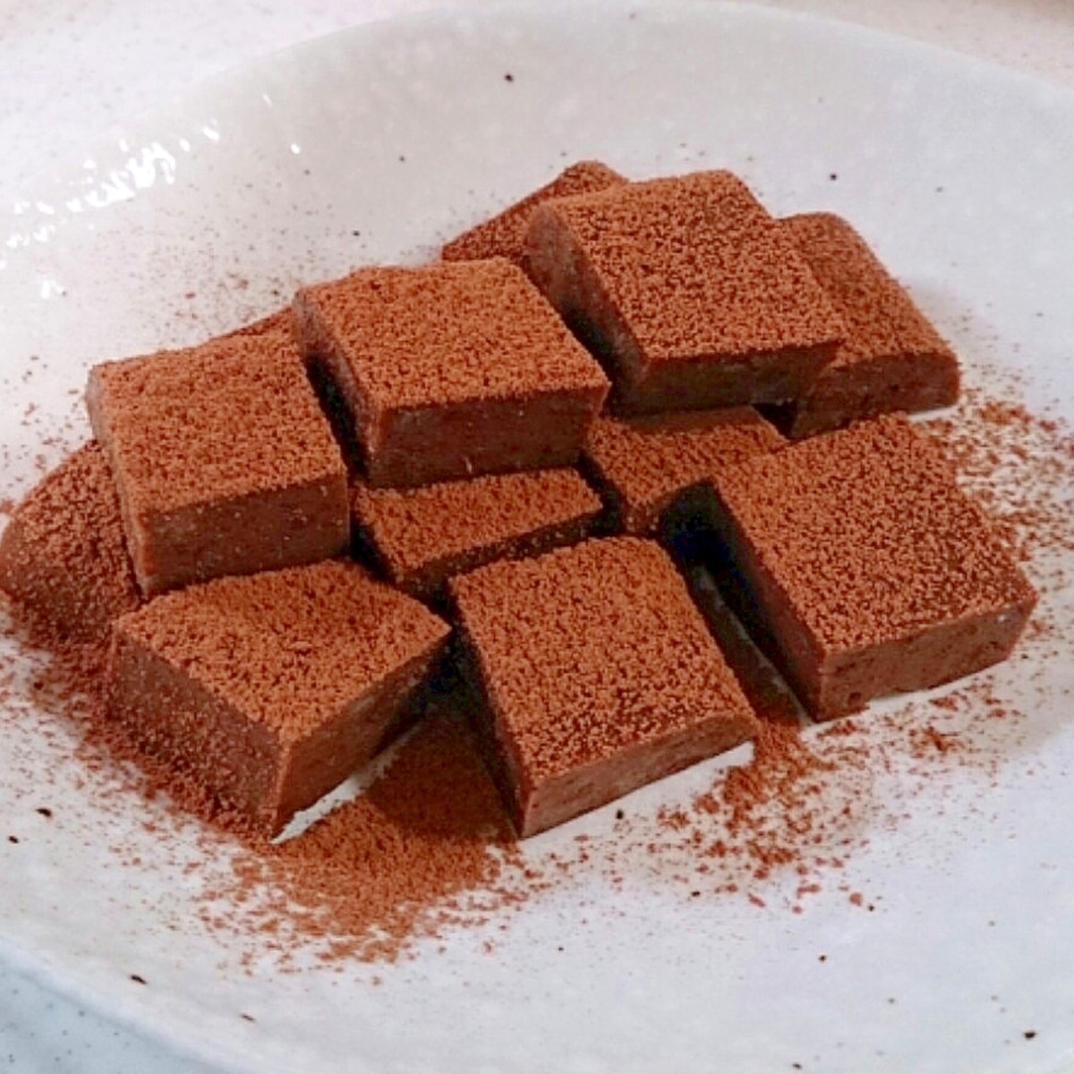 糖質制限 濃厚 寒天で生チョコ風 レシピ 作り方 By ラムちゃん1224 楽天レシピ